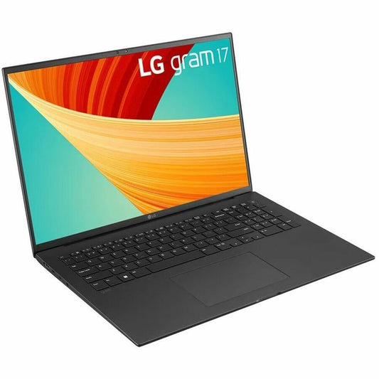 Ordinateur portable LG gram 17Z90R-N.AP75A8 17" - WQXGA - 2560 x 1600 - Intel Core i7 13e génération i7-1360P Dodeca-core (12 cœurs) 2,20 GHz - Plateforme Intel Evo - 16 Go de RAM totale - SSD 512 Go - Noir obsidienne 17Z90R-N.AP75A8