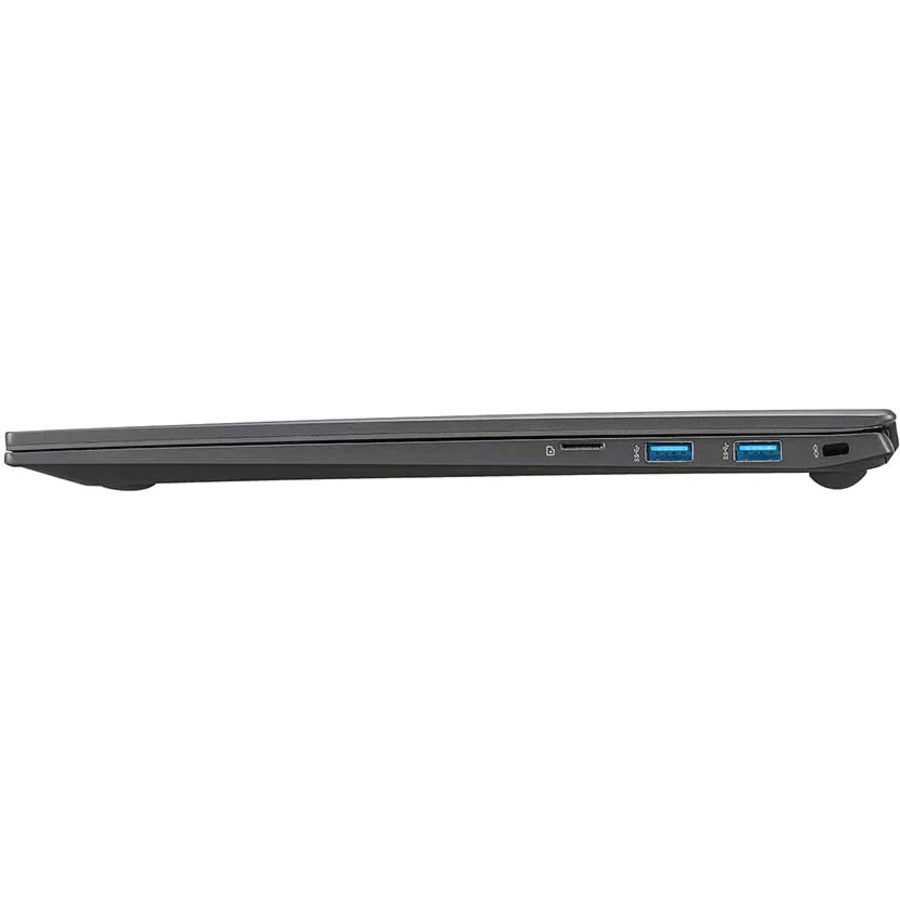 Ordinateur portable LG gram 14Z90R-N.AP52A8 14" - WUXGA - 1920 x 1200 - Intel Core i7 13e génération i7-1360P Dodeca-core (12 cœurs) 2,20 GHz - Plateforme Intel Evo - 16 Go de RAM totale - 1 To de SSD - Noir obsidienne 14Z90R-N.AP52A8