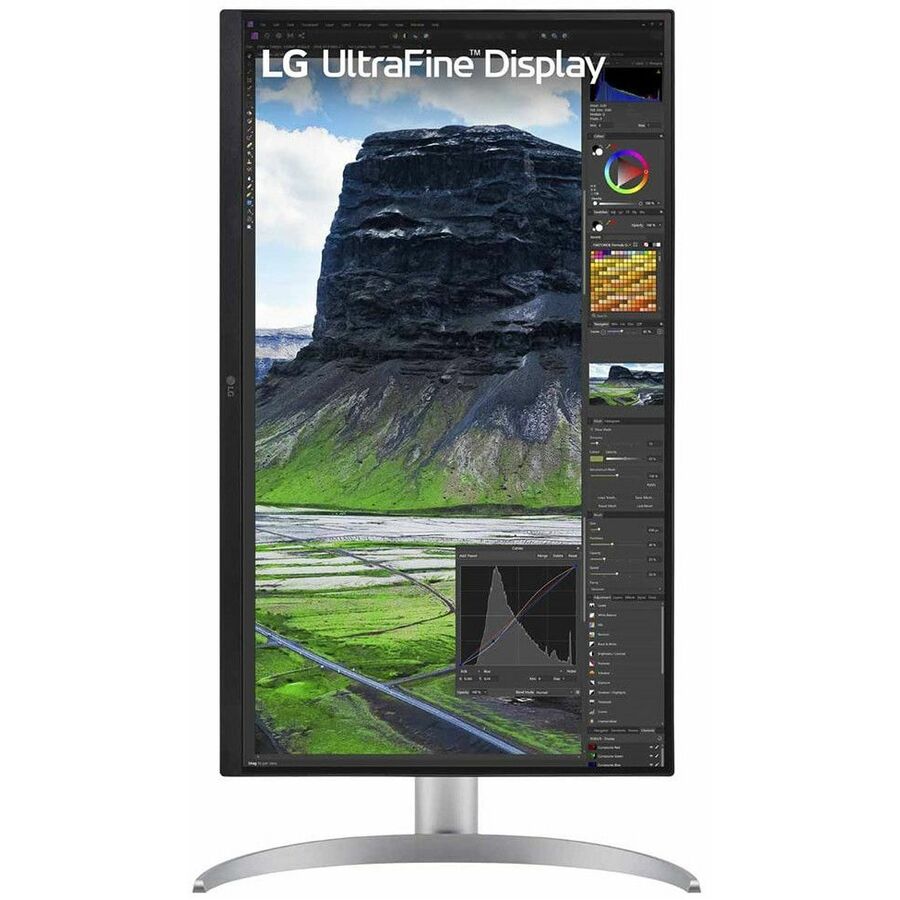 Moniteur LCD 4K UHD 27" LG UltraFine 27UQ850-W - 16:9 - Noir 27UQ850-W