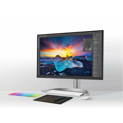 Moniteur LCD 4K UHD 27" LG UltraFine 27UQ850-W - 16:9 - Noir 27UQ850-W