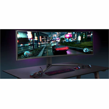 Moniteur LED de jeu incurvé 49" Dual Quad HD (DQHD) LG UltraGear 49GR85DC-B - 32:9 49GR85DC-B