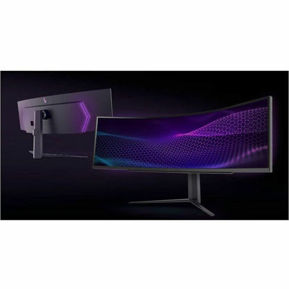 Moniteur LED de jeu incurvé 49" Dual Quad HD (DQHD) LG UltraGear 49GR85DC-B - 32:9 49GR85DC-B