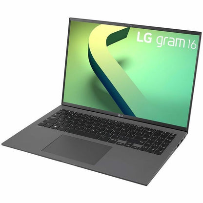 Ordinateur portable LG gram 16Z90Q-N.AP52A8 16" - WQXGA - 2560 x 1600 - Intel Core i5 12e génération i5-1240P Dodeca-core (12 cœurs) 1,70 GHz - Plateforme Intel Evo - 16 Go de RAM totale - SSD 256 Go - Noir obsidienne 16Z90Q-N.AP52A8