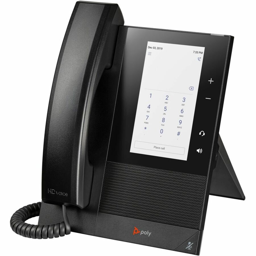 Téléphone IP Poly CCX 400 - Filaire - Filaire - Bureau, Montage mural - Noir 848Z8AA#AC3