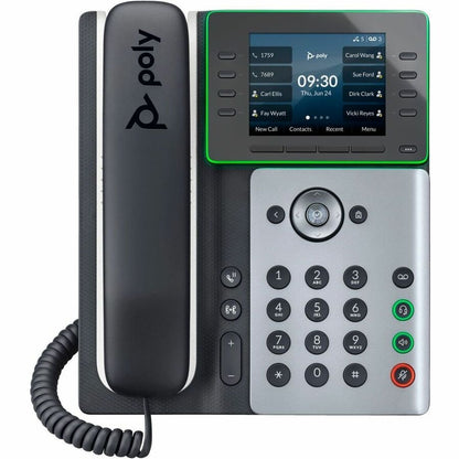 Téléphone IP Poly Edge E300 - Filaire - Filaire - Bureau - Noir - Conforme TAA 89B51AA#ABA