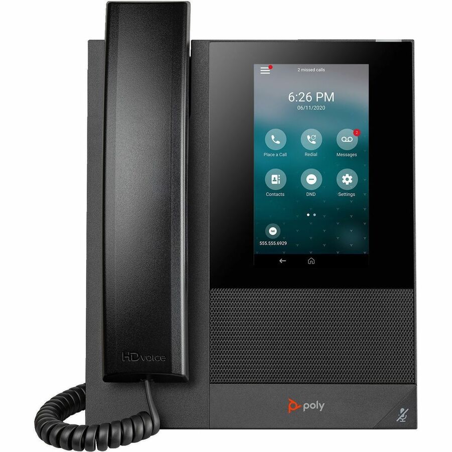 Téléphone IP Poly CCX 400 - Filaire - Filaire - Montage mural, Bureau - Noir 84C14AA#ABA