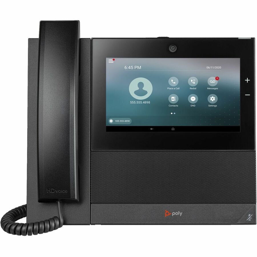 Téléphone IP Poly CCX 700 - Filaire - Filaire/Sans Fil - Wi-Fi, Bluetooth - Bureau - Noir 84C18AA#ABA