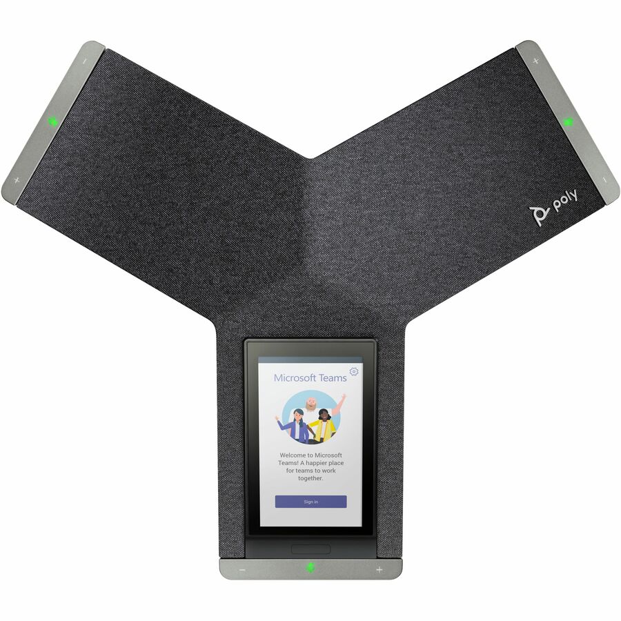 Station de conférence IP Poly Trio C60 - Avec ou sans fil - Wi-Fi, Bluetooth - Noir 830A1AA