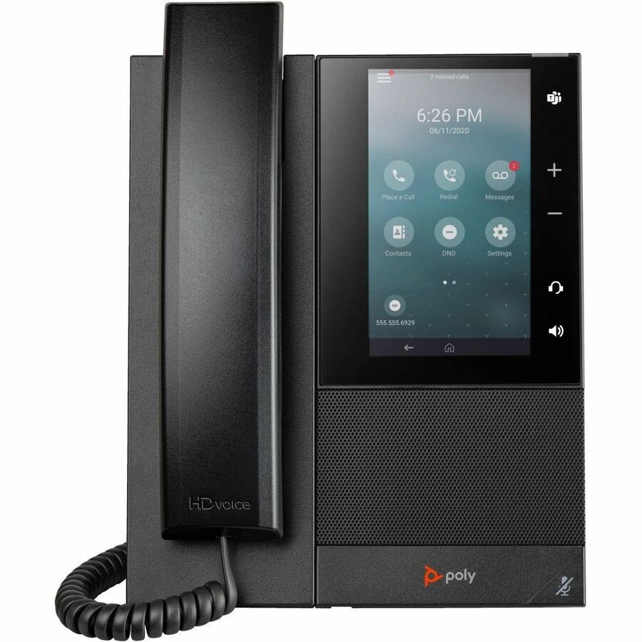 Téléphone IP Poly CCX 500 - Avec fil - Avec fil/sans fil - Bluetooth - Noir 84C15AA#ABA