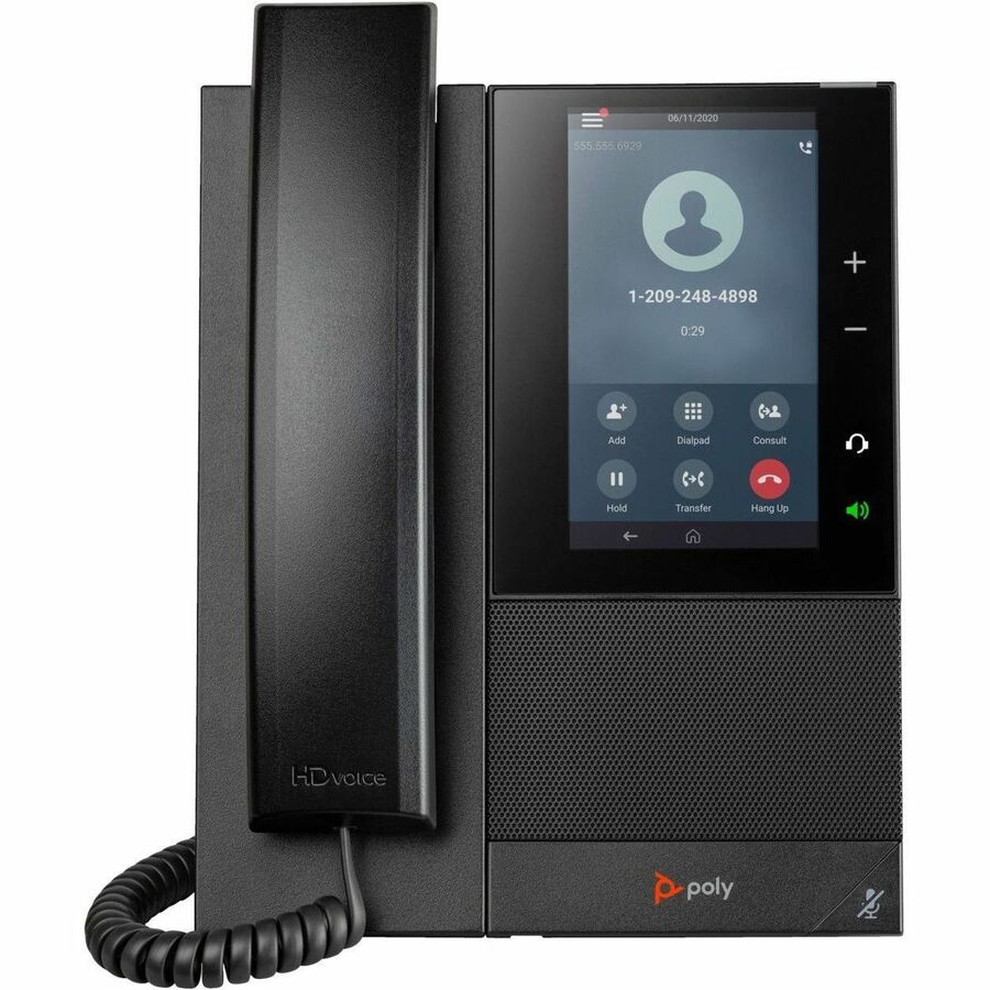 Téléphone IP Poly CCX 500 - Avec fil - Avec fil/sans fil - Bluetooth - Noir 84C15AA#ABA