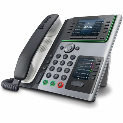 Téléphone IP Poly Edge E450 - Filaire - Filaire/Sans Fil - Wi-Fi, Bluetooth - Bureau - Noir 82M90AA