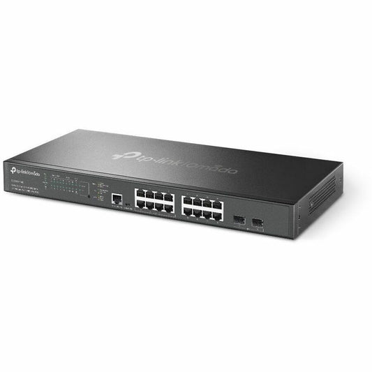 Commutateur géré TP-Link Omada 16 ports 2,5G et 2 ports 10GE SFP+ L2+ avec 8 ports PoE+ SG3218XP-M2