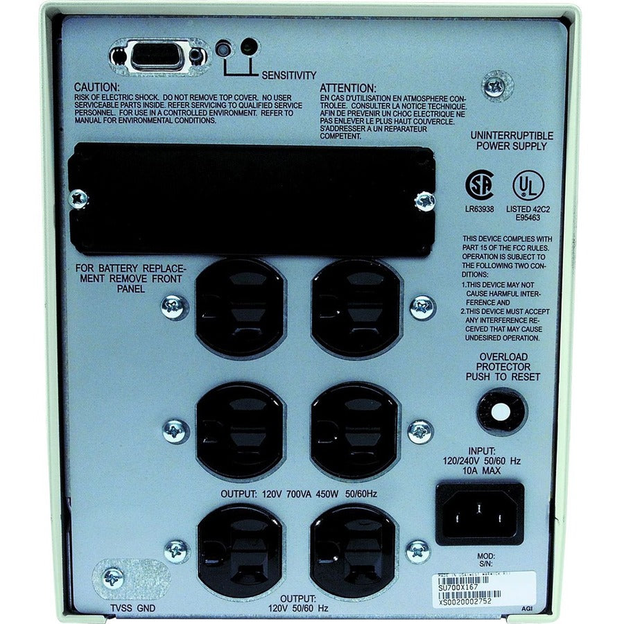 Onduleur APC Smart UPS 700VA SU700X167