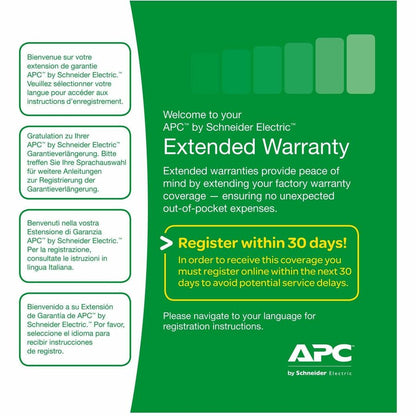Pack de service APC by Schneider Electric - Garantie étendue - 3 ans - Garantie WBEXTWAR3YR-SP-04