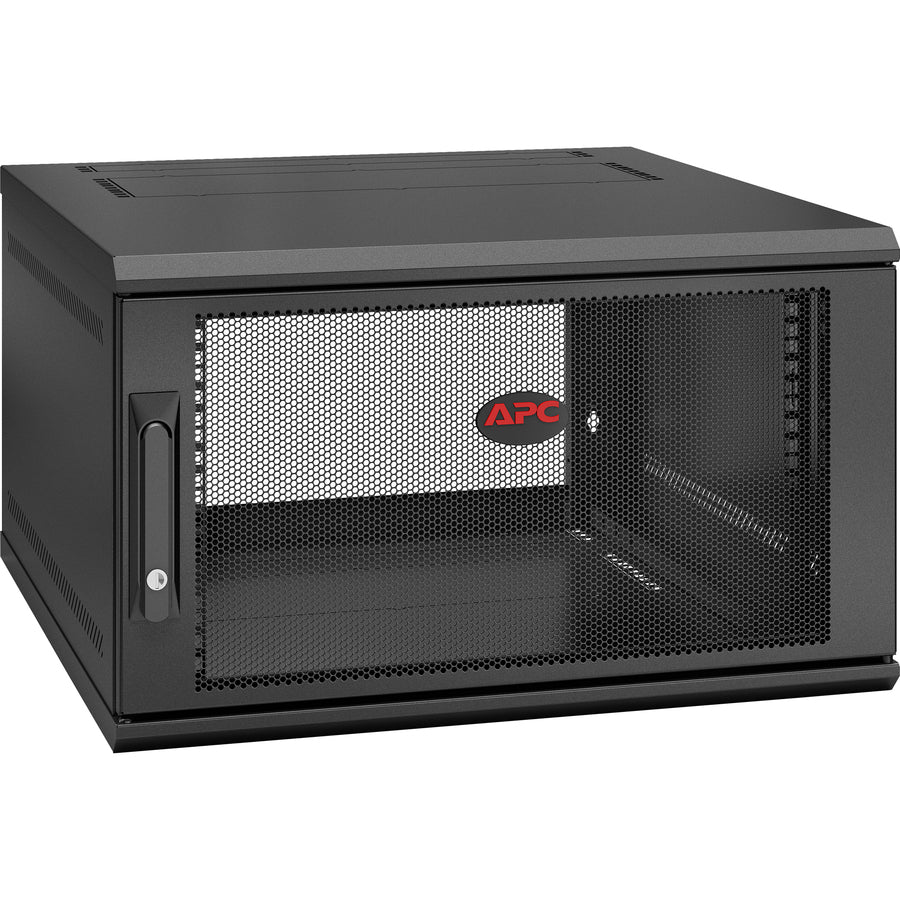 APC by Schneider Electric NetShelter WX 9U Single Hinged Wall-mount Enclosure 400mm Deep AR109SH4