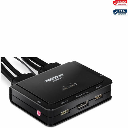 Commutateur KVM DisplayPort 4K à 2 ports TRENDnet TK-220DPi (v1.0R) TK-220DPI