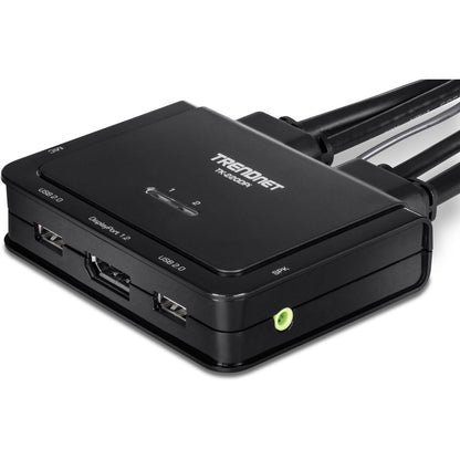 Commutateur KVM DisplayPort 4K à 2 ports TRENDnet TK-220DPi (v1.0R) TK-220DPI