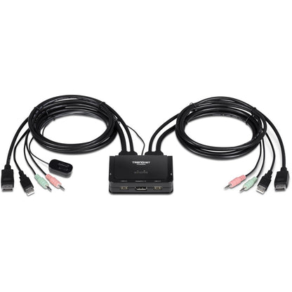 Commutateur KVM DisplayPort 4K à 2 ports TRENDnet TK-220DPi (v1.0R) TK-220DPI