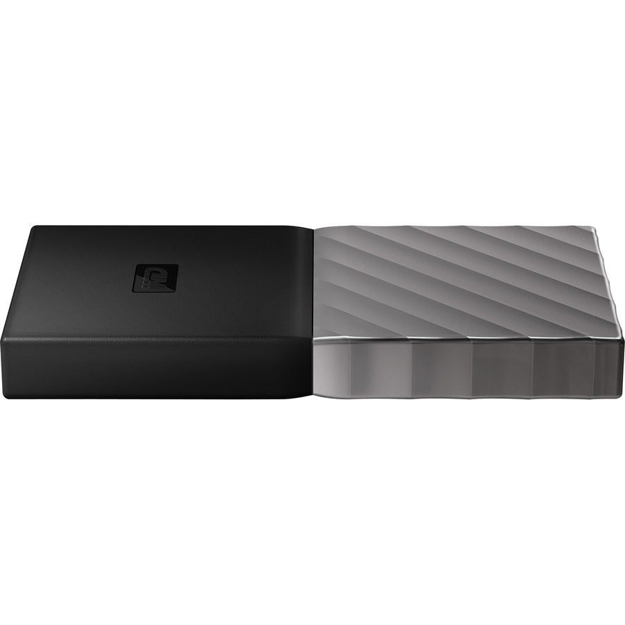 Disque SSD portable WD My Passport WDBKVX5120PSL-WESN 512 Go - Externe 2,5" - Noir, Gris métallisé WDBKVX5120PSL-WESN