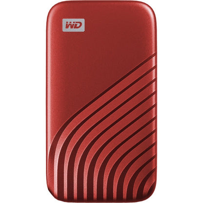 Disque SSD portable WD My Passport WDBAGF0010BRD-WESN 1 To - Externe - Rouge WDBAGF0010BRD-WESN