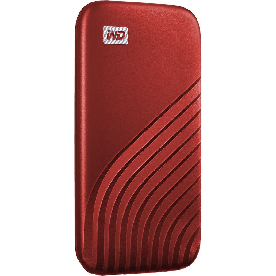 Disque SSD portable WD My Passport WDBAGF0010BRD-WESN 1 To - Externe - Rouge WDBAGF0010BRD-WESN