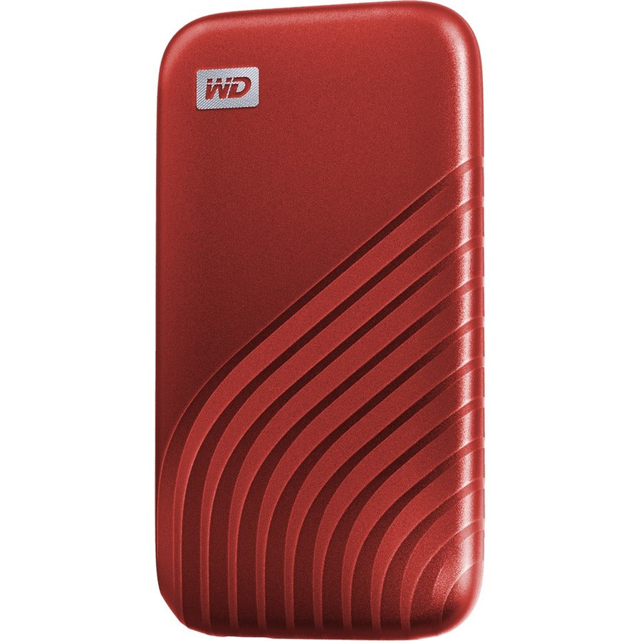 Disque SSD portable WD My Passport WDBAGF0010BRD-WESN 1 To - Externe - Rouge WDBAGF0010BRD-WESN