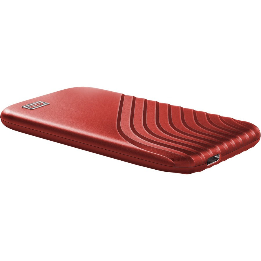 Disque SSD portable WD My Passport WDBAGF0010BRD-WESN 1 To - Externe - Rouge WDBAGF0010BRD-WESN