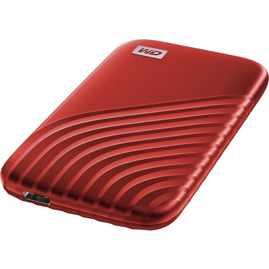 Disque SSD portable WD My Passport WDBAGF0010BRD-WESN 1 To - Externe - Rouge WDBAGF0010BRD-WESN