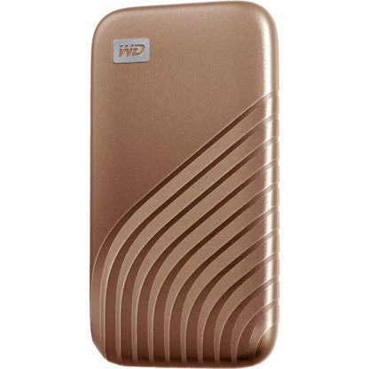 Disque SSD portable WD My Passport WDBAGF0010BGD-WESN 1 To - Externe - Or WDBAGF0010BGD-WESN
