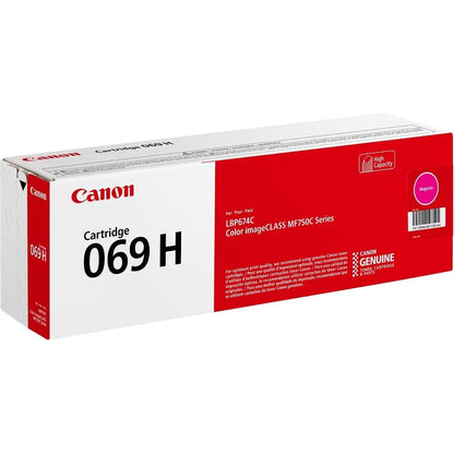 Cartouche de toner laser haute capacité d'origine Canon 069 - Magenta - 1 paquet 5096C001