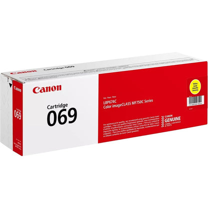 Canon 069 Original Standard Yield Laser Toner Cartridge - Yellow - 1 Pack 5091C001