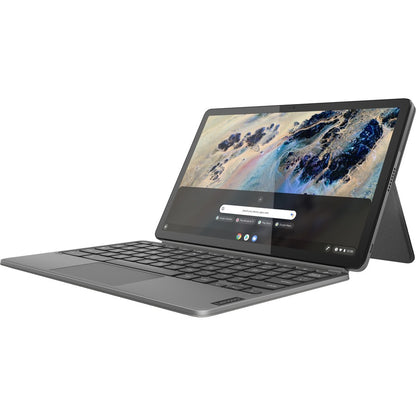 Lenovo IdeaPad Duet 3 Chrome 11Q727 82T6002LUS 11" Touchscreen Detachable 2 in 1 Chromebook - 2K - 2000 x 1200 - Qualcomm Kryo 468 Octa-core (8 Core) 2.50 GHz - 4 GB Total RAM - 4 GB On-board Memory - 64 GB Flash Memory - Storm Gray 82T6002LUS