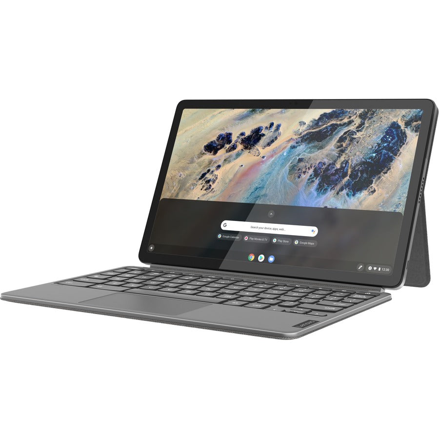 Lenovo IdeaPad Duet 3 Chrome 11Q727 82T6002LUS 11" Touchscreen Detachable 2 in 1 Chromebook - 2K - 2000 x 1200 - Qualcomm Kryo 468 Octa-core (8 Core) 2.50 GHz - 4 GB Total RAM - 4 GB On-board Memory - 64 GB Flash Memory - Storm Gray 82T6002LUS
