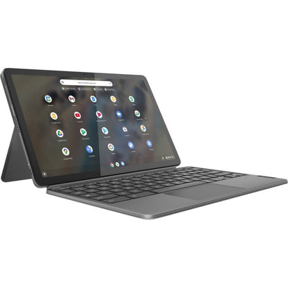 Lenovo IdeaPad Duet 3 Chrome 11Q727 82T6002LUS 11" Touchscreen Detachable 2 in 1 Chromebook - 2K - 2000 x 1200 - Qualcomm Kryo 468 Octa-core (8 Core) 2.50 GHz - 4 GB Total RAM - 4 GB On-board Memory - 64 GB Flash Memory - Storm Gray 82T6002LUS