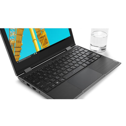 Netbook Lenovo 300e Windows 2e génération 81M900ESUS Écran tactile 11,6" - HD - 1366 x 768 - Intel Celeron N4120 Quad-core (4 cœurs) 1,10 GHz - 4 Go de RAM totale - 4 Go de mémoire embarquée - 128 Go SSD - Noir 81M900ESUS