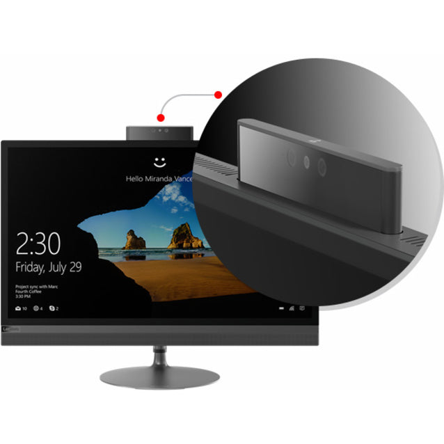 Ordinateur tout-en-un Lenovo IdeaCentre 520-27IKL F0D00000US - Intel Core i5 7e génération i5-7400T 2,40 GHz - 8 Go de RAM DDR4 SDRAM - 1 To de disque dur - 27" 2560 x 1440 - Bureau - Argent F0D00000US