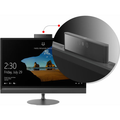Ordinateur tout-en-un Lenovo IdeaCentre 520-27IKL F0D00000US - Intel Core i5 7e génération i5-7400T 2,40 GHz - 8 Go de RAM DDR4 SDRAM - 1 To de disque dur - 27" 2560 x 1440 - Bureau - Argent F0D00000US