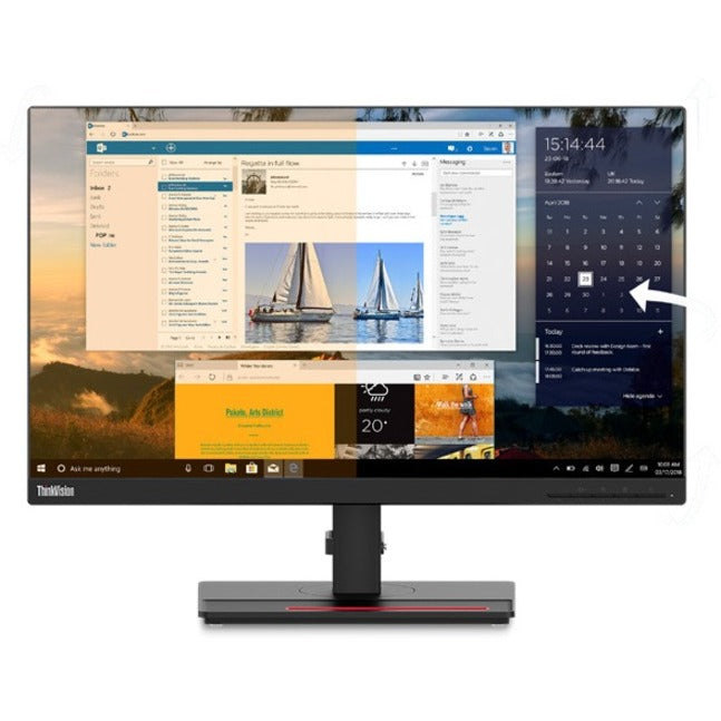 Lenovo ThinkVision T24i-2L 24" Class Full HD LCD Monitor - 16:9 - Raven Black 62B0MAR1U4