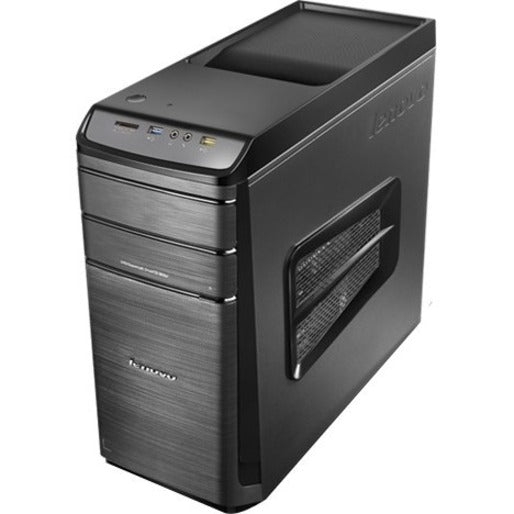 Ordinateur de bureau Lenovo IdeaCentre 700-25ISH 90ED003UUS - Intel Core i7 6e génération i7-6700 3,40 GHz - 16 Go RAM DDR4 SDRAM - 1 To HDD - 120 Go SSD - Tour - Noir 90ED003UUS