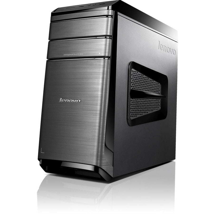 Ordinateur de bureau Lenovo IdeaCentre 700-25ISH 90ED003UUS - Intel Core i7 6e génération i7-6700 3,40 GHz - 16 Go RAM DDR4 SDRAM - 1 To HDD - 120 Go SSD - Tour - Noir 90ED003UUS