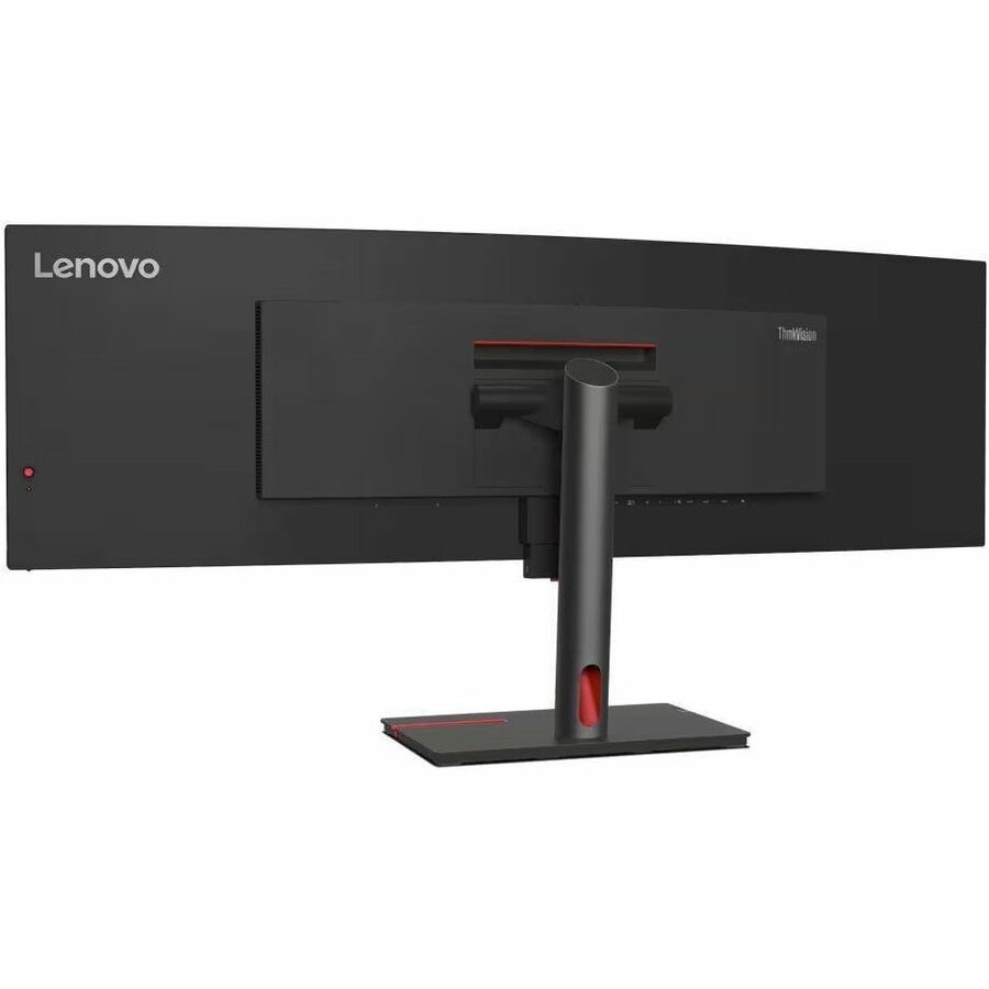 Lenovo ThinkVision P49w-30 49" Class Webcam Dual Quad HD (DQHD) Curved Screen LED Monitor - 32:9 - Raven Black 63DBZAR1US