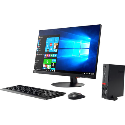 Ordinateur de bureau Lenovo ThinkCentre M710q 10MR004FCA - Intel Core i5 6e génération i5-6500T 2,50 GHz - 4 Go de RAM DDR4 SDRAM - Disque dur 500 Go - Minuscule - Noir 10MR004FCA
