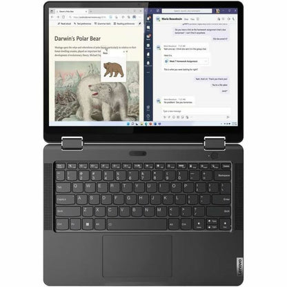 Ordinateur portable convertible 2 en 1 Lenovo 13w Yoga Gen 2 82YR0008US 13,3" à écran tactile - WUXGA - 1920 x 1200 - AMD Ryzen 3 7330U Quad-core (4 Core) 2,30 GHz - 4 Go de RAM totale - 4 Go de mémoire embarquée - 128 Go SSD - Thunder Black 82YR0008US