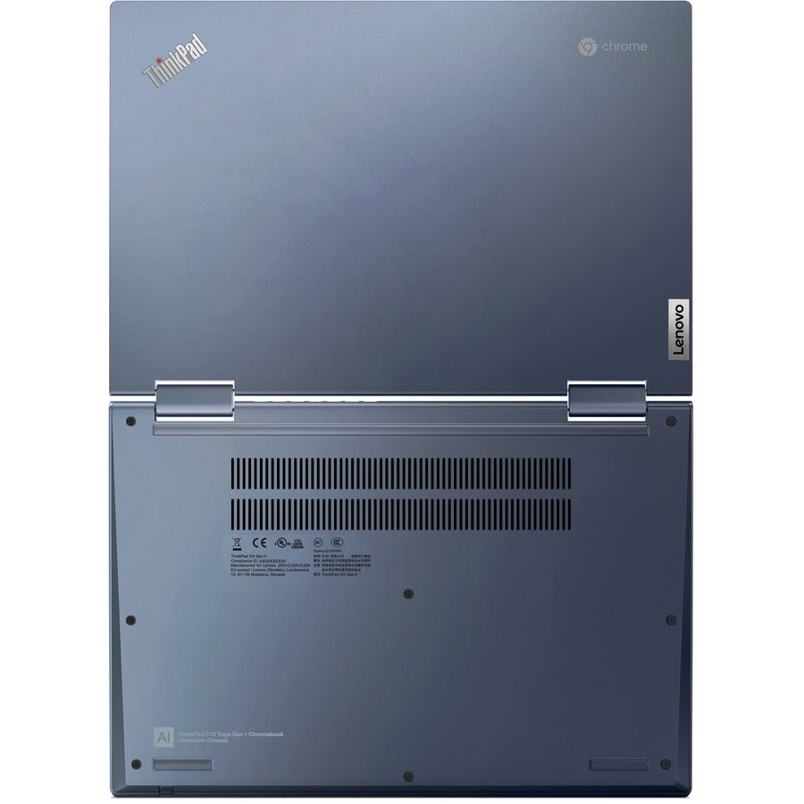 Lenovo ThinkPad C13 Yoga Gen 1 20UX001PUS Chromebook convertible 2 en 1 à écran tactile 13,3" - Full HD - 1920 x 1080 - AMD 3150C Dual-core (2 Core) 2,40 GHz - 4 Go de RAM totale - 32 Go de mémoire flash - Bleu abysse 20UX001PUS