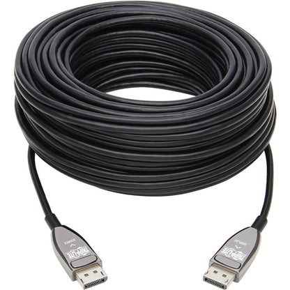 Câble optique actif à fibre optique DisplayPort Tripp Lite by Eaton P580F3-30M-8K6, M/M, noir, 30 m (98 pi) P580F3-30M-8K6