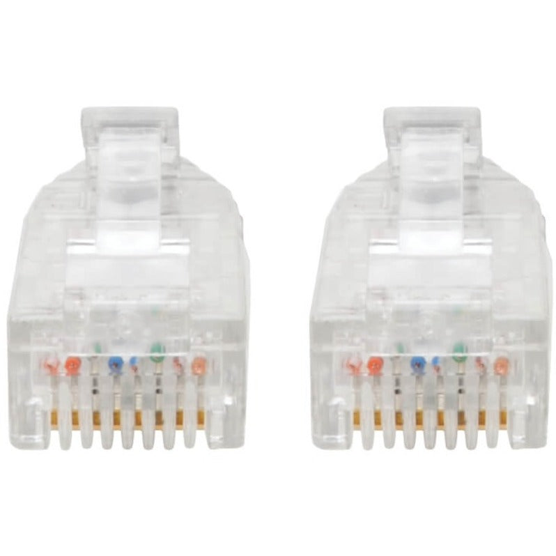 Câble de raccordement UTP Cat6 Tripp Lite par Eaton (RJ45) - M/M, Gigabit, sans accroc, moulé, fin, noir, 6 po N201-S6N-BK