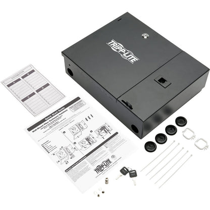 Tripp Lite by Eaton Wall-Mount Fiber Optic Distribution Enclosure, 4-Panel Capacity N492-WM4-BK