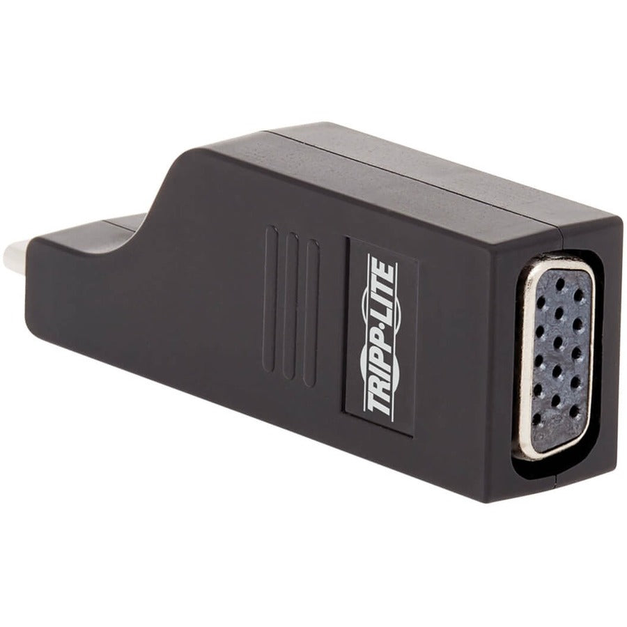 Adaptateur vertical USB-C vers VGA Tripp Lite par Eaton, M/F, noir U444-000-VGA