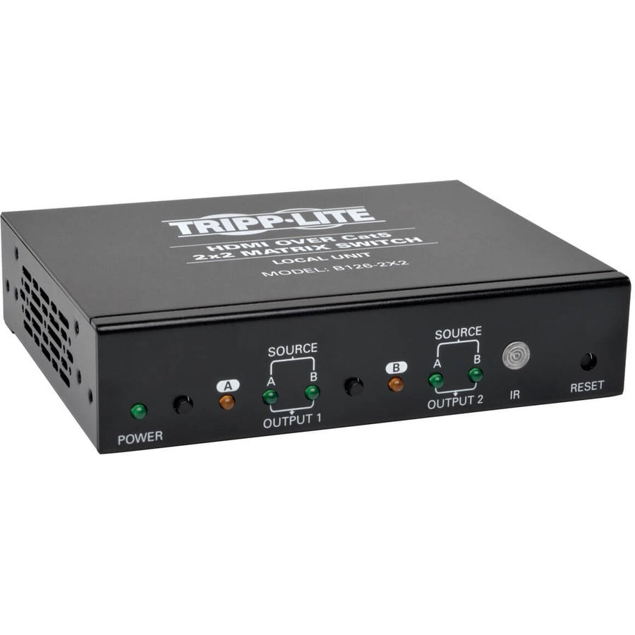 Commutateur répartiteur de matrice HDMI 2 x 2 sur Cat5/Cat6 Tripp Lite par Eaton B126-2X2 B126-2X2