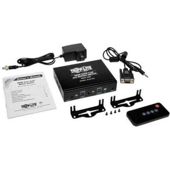 Commutateur répartiteur de matrice HDMI 2 x 2 sur Cat5/Cat6 Tripp Lite par Eaton B126-2X2 B126-2X2